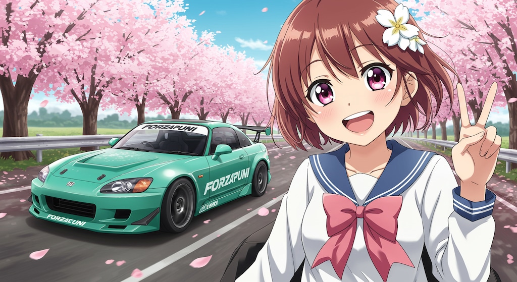 アニメキャラとS2000