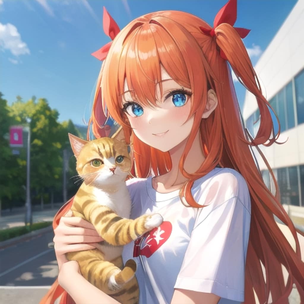 猫ちゃん抱っこ