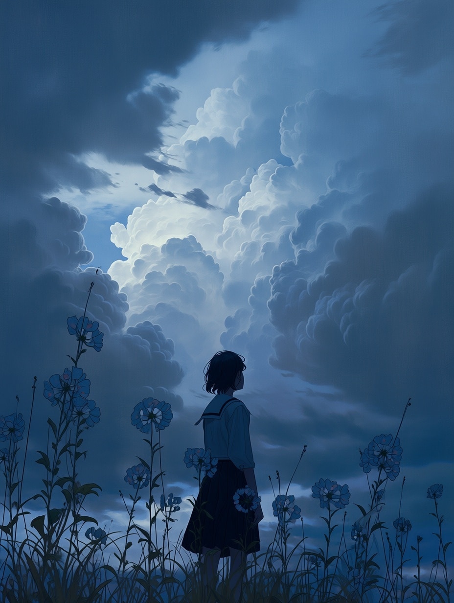 曇り空 | の人気AIイラスト・グラビア