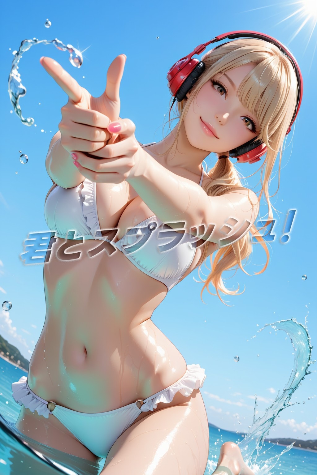Splash For You!（金髪ギャルと水着と水遊び。）