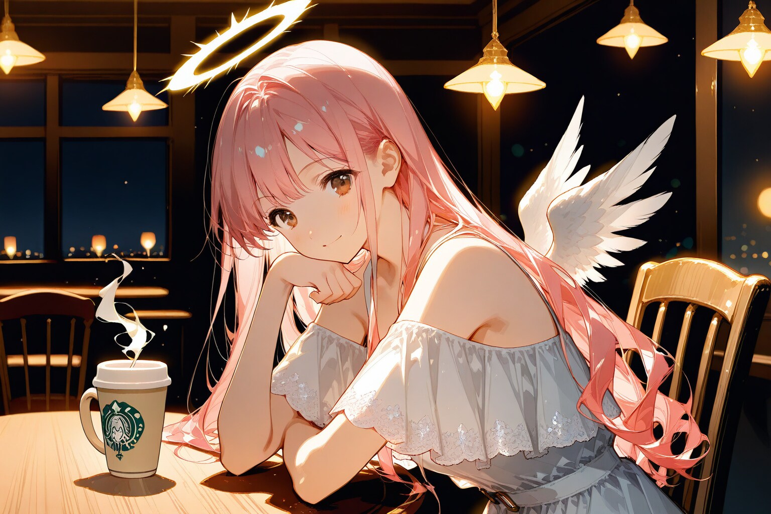 天使さん休憩中（GRYPHON） | の人気AIイラスト・グラビア