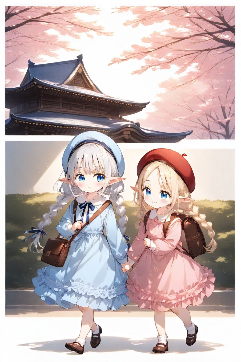 エルフちゃんお城見学