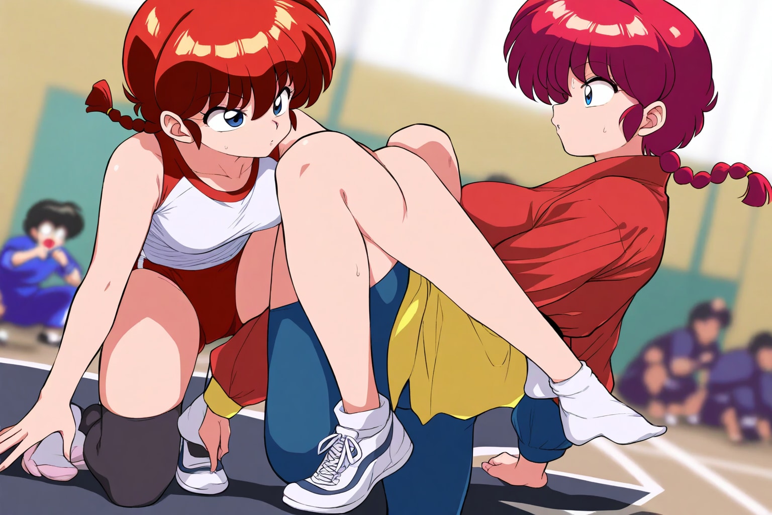 らんまとらんまのストレッチ