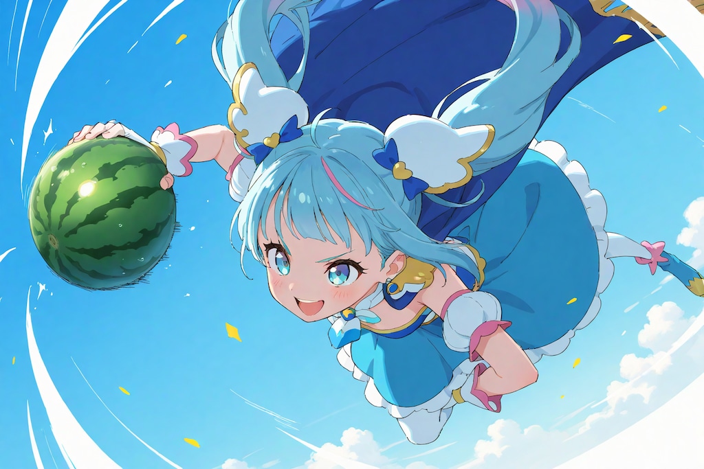 ヒーローガールゥッ！スイカパァーンチッ！