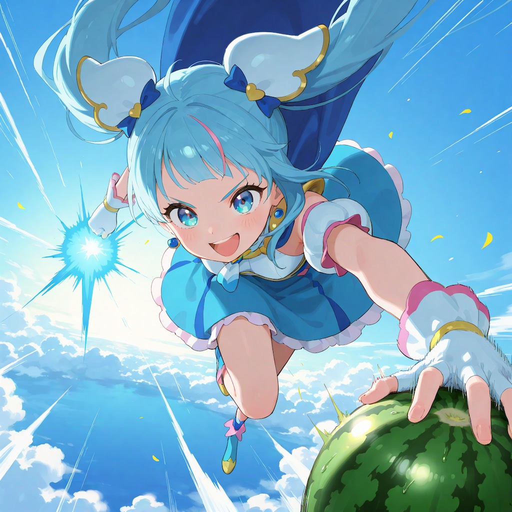 ヒーローガールゥッ！スイカパァーンチッ！