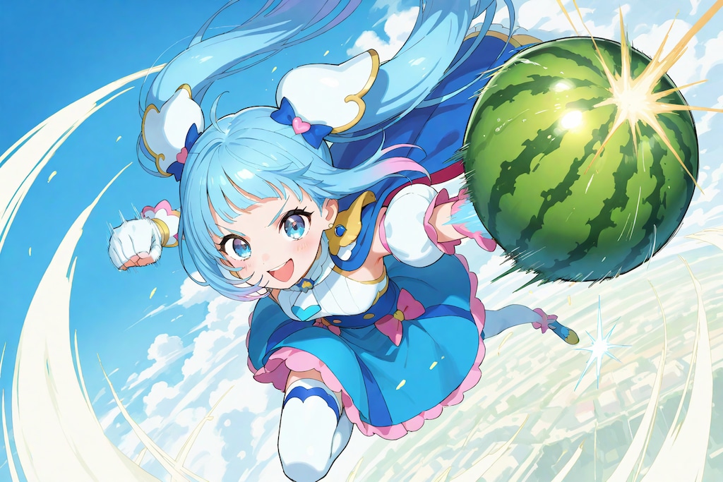 ヒーローガールゥッ！スイカパァーンチッ！