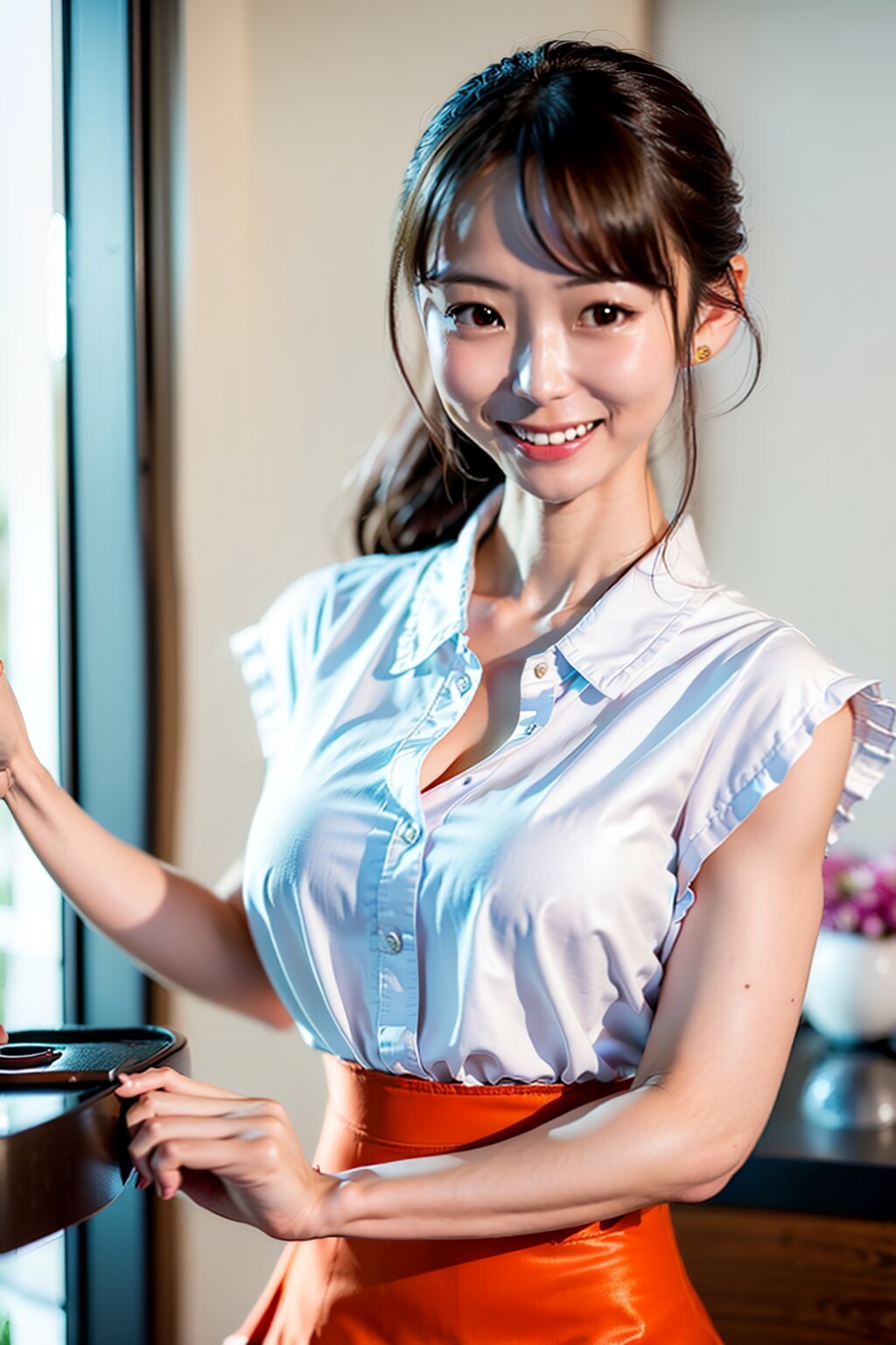 華やかウエイトレス
