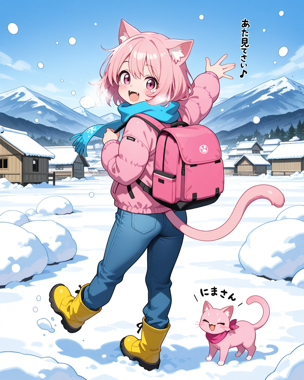 おかぁ～ちゃ～ん！！みゃたくるからにゃ～っ！！ | の人気AIイラスト・グラビア