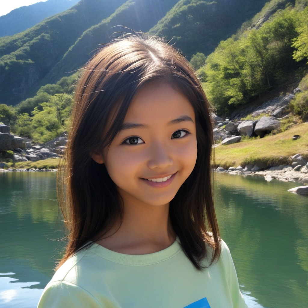 観光地で見かけた女の子達