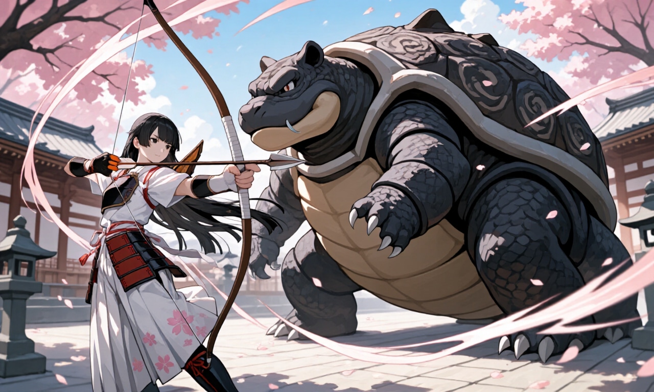 大弓女子と玄武 | の人気AIイラスト・グラビア