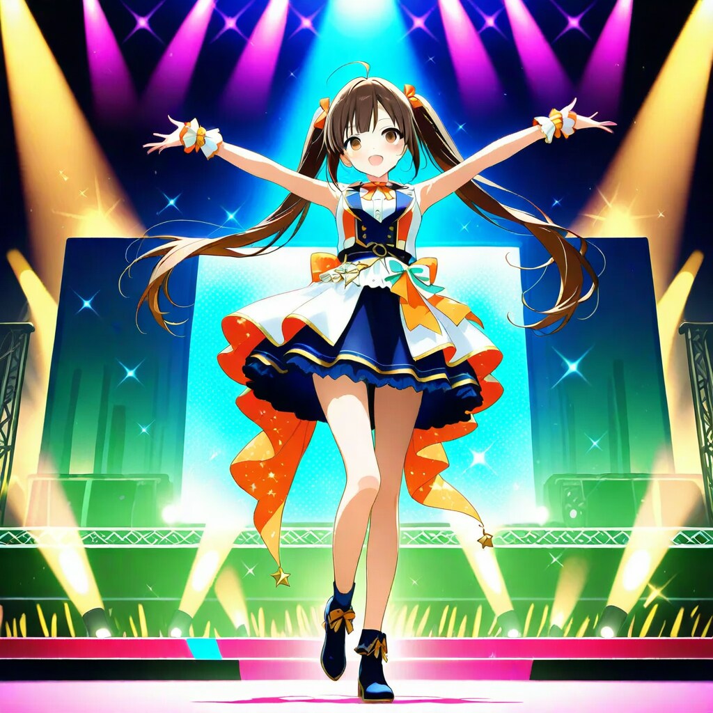 アイドルのステージ | の人気AIイラスト・グラビア