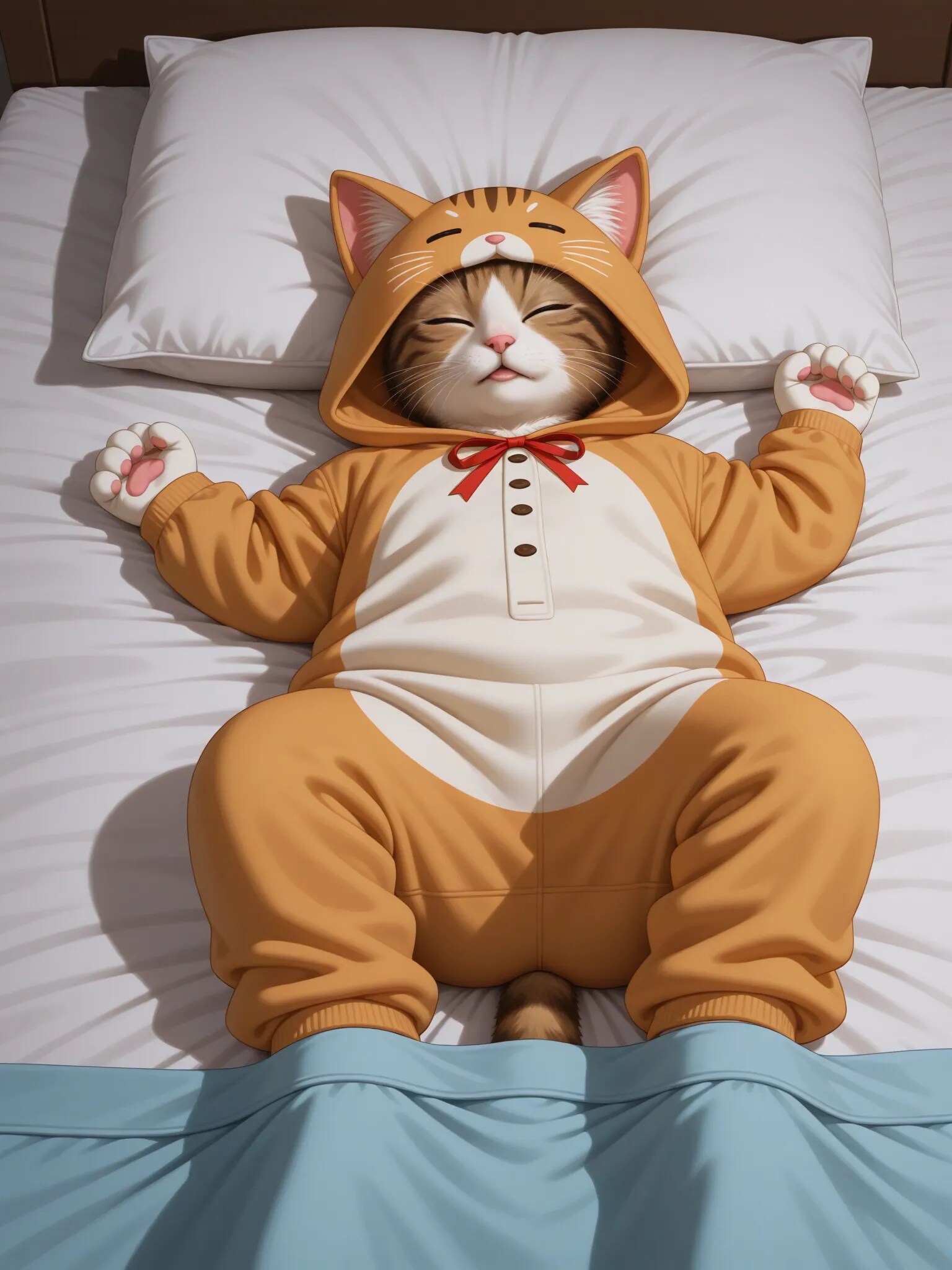 きぐるみを着た猫