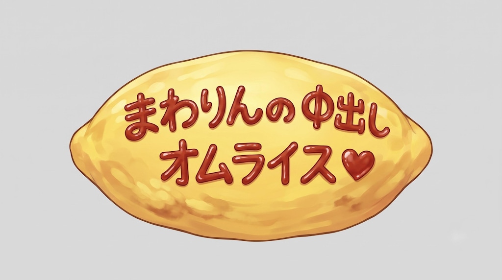 まわりんのΦ出しオムライス♡（表紙だけ）