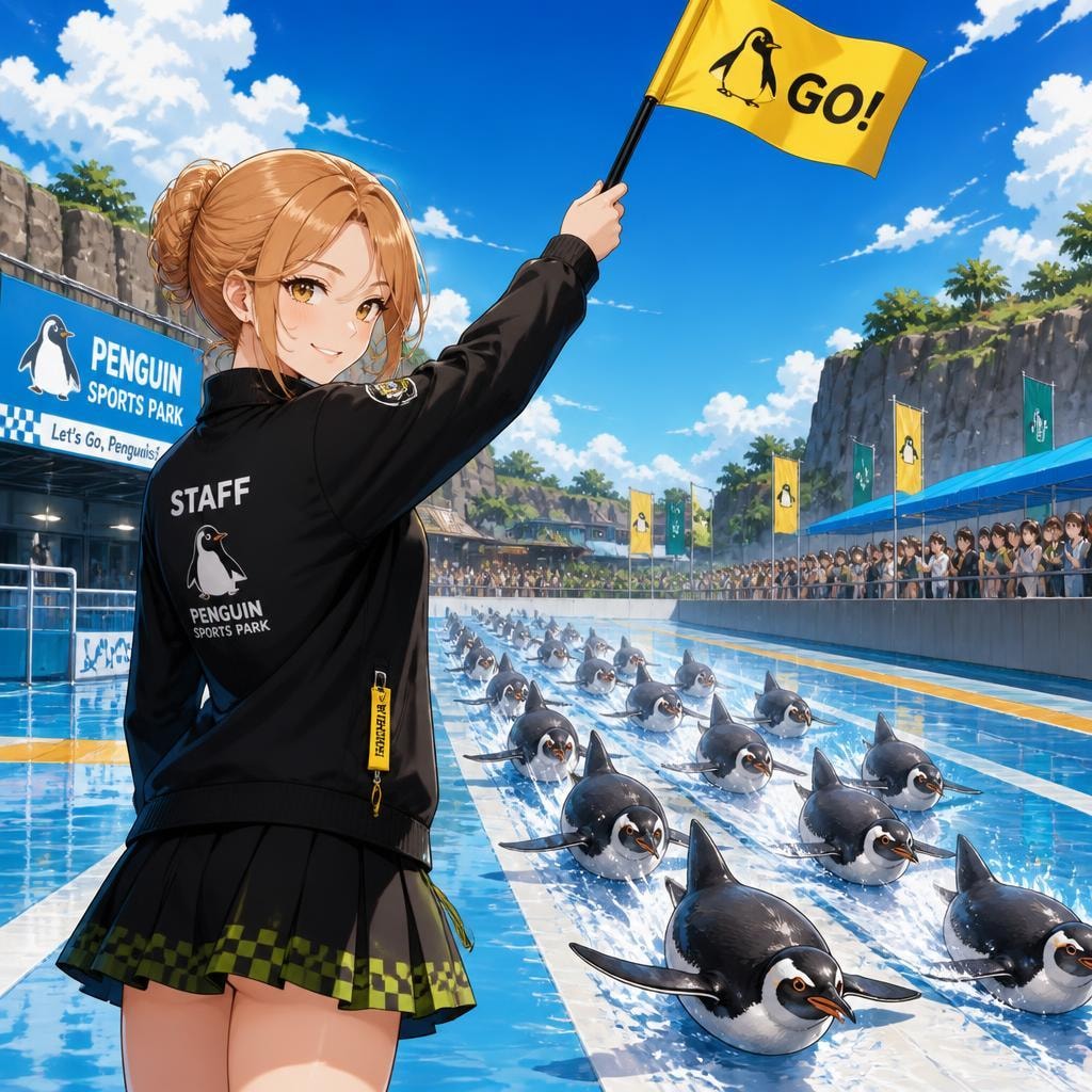 ペンギン腹ショー