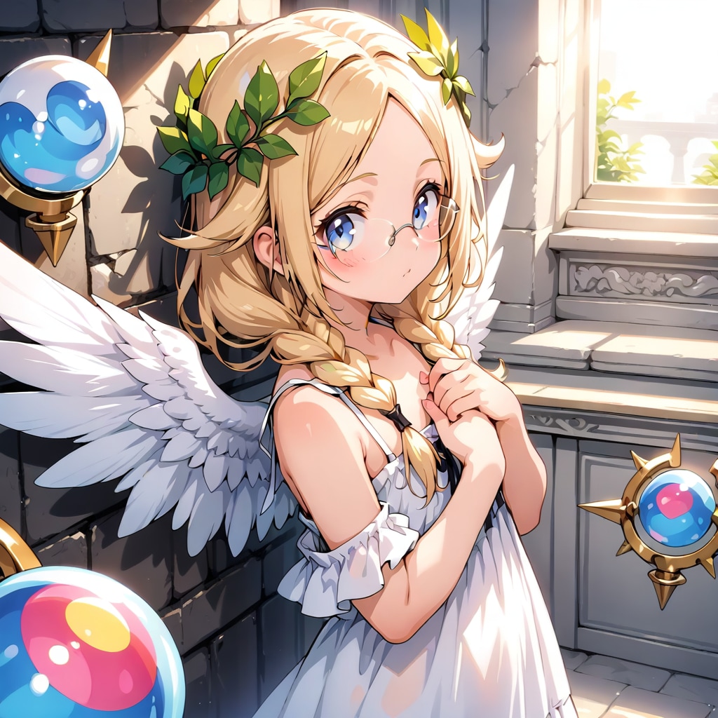 異世界みつあみめがね