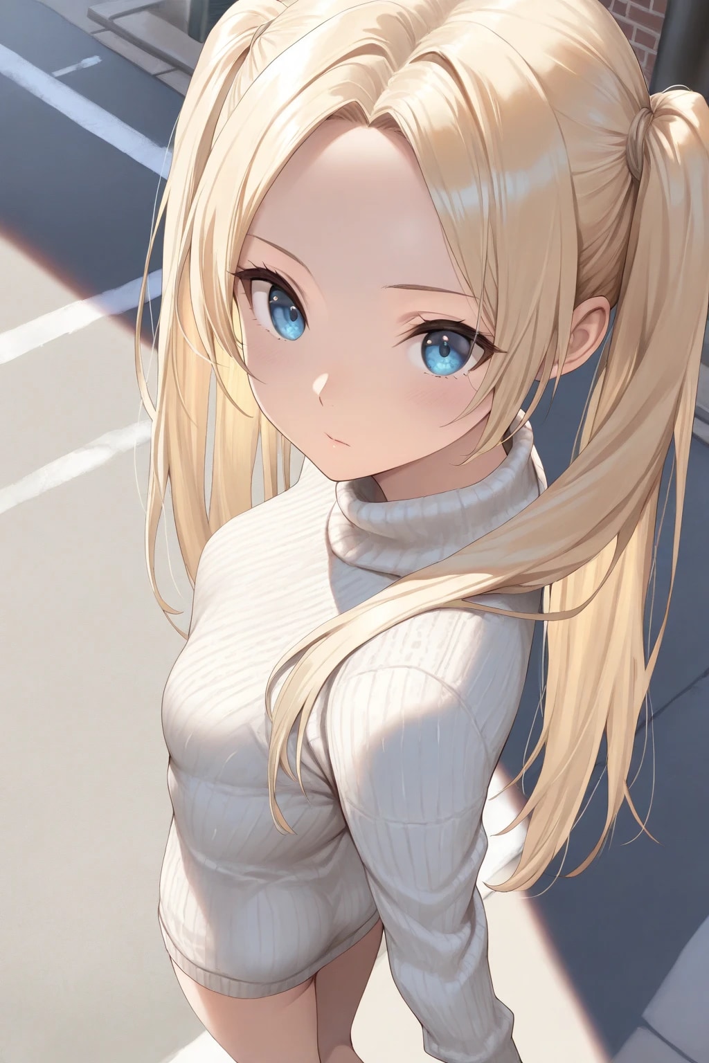 セーターのお尻