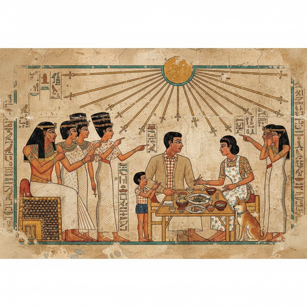 ファラオの実家に現れた知らん人達