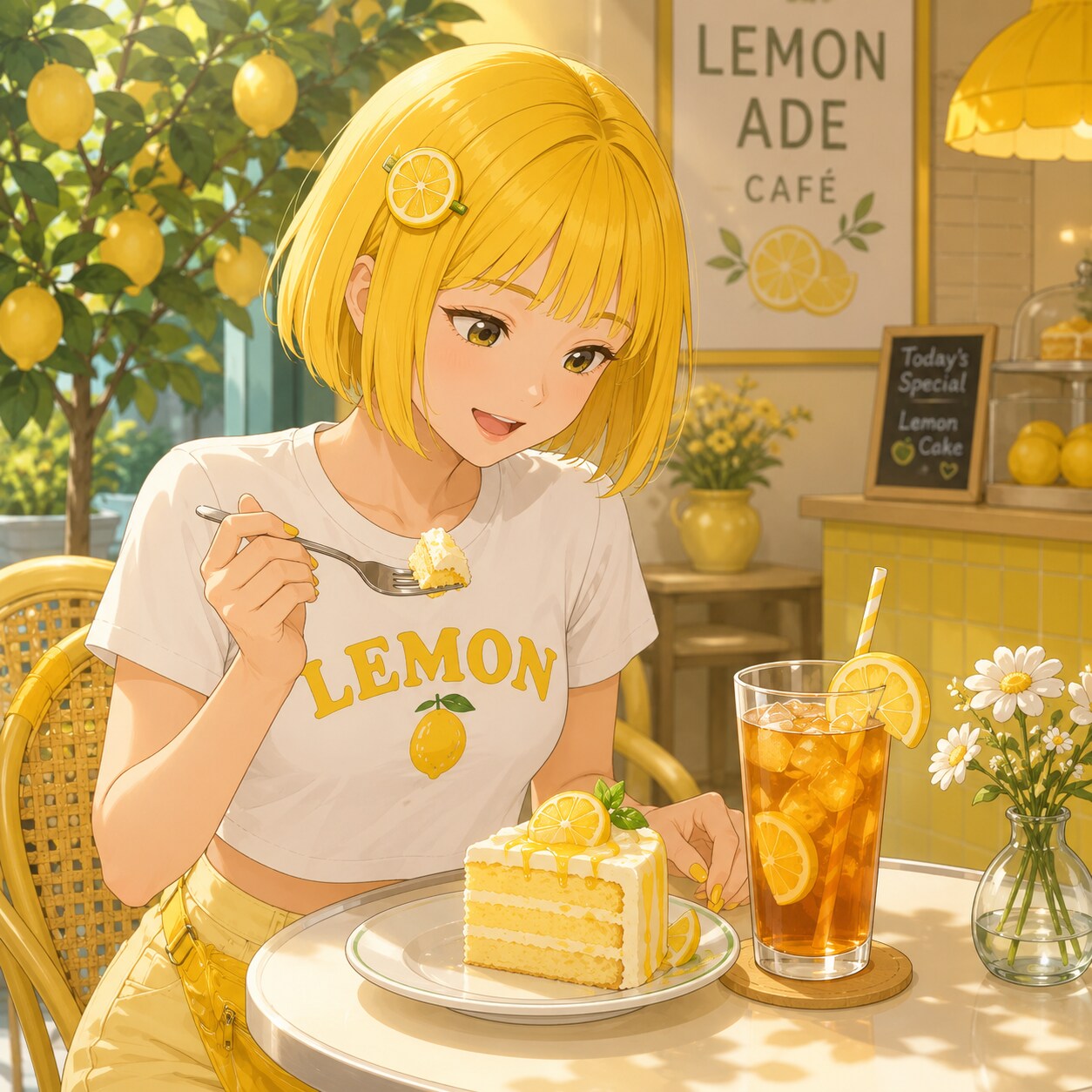 おやつ〜🍋（レモンちゃん）