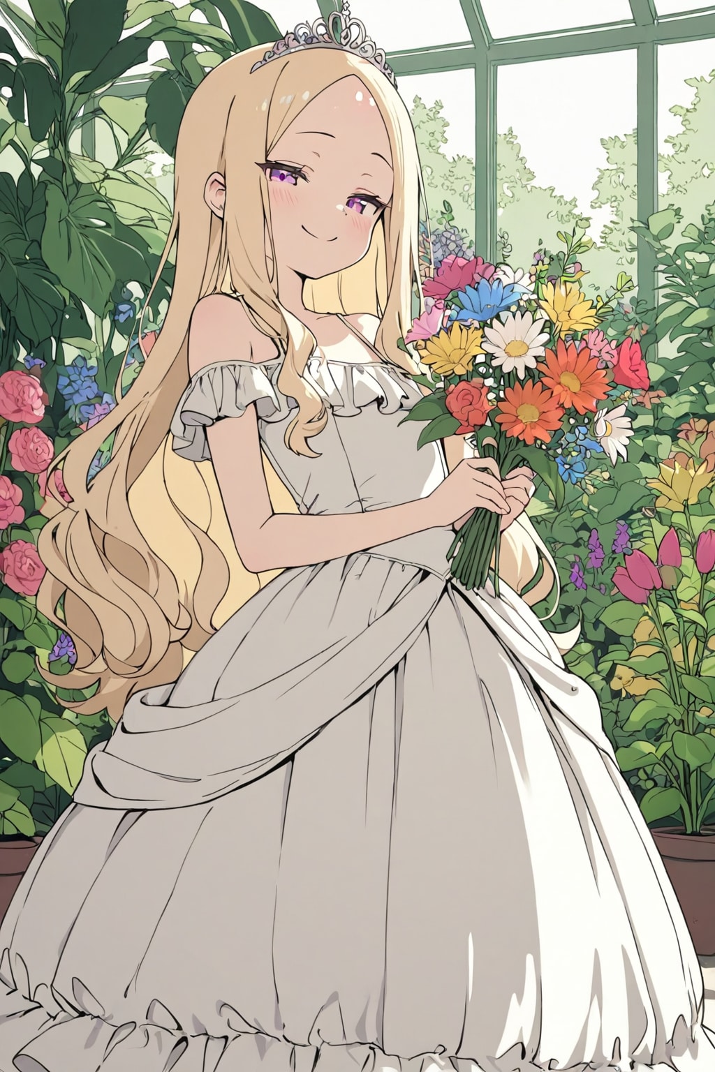 好きなお花を持っていくがいいわ | の人気AIイラスト・グラビア