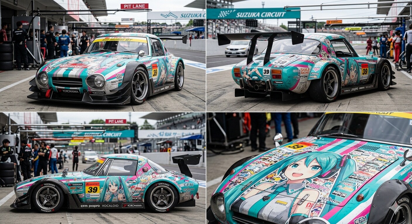 初音ミクヨタハチレーシングカー