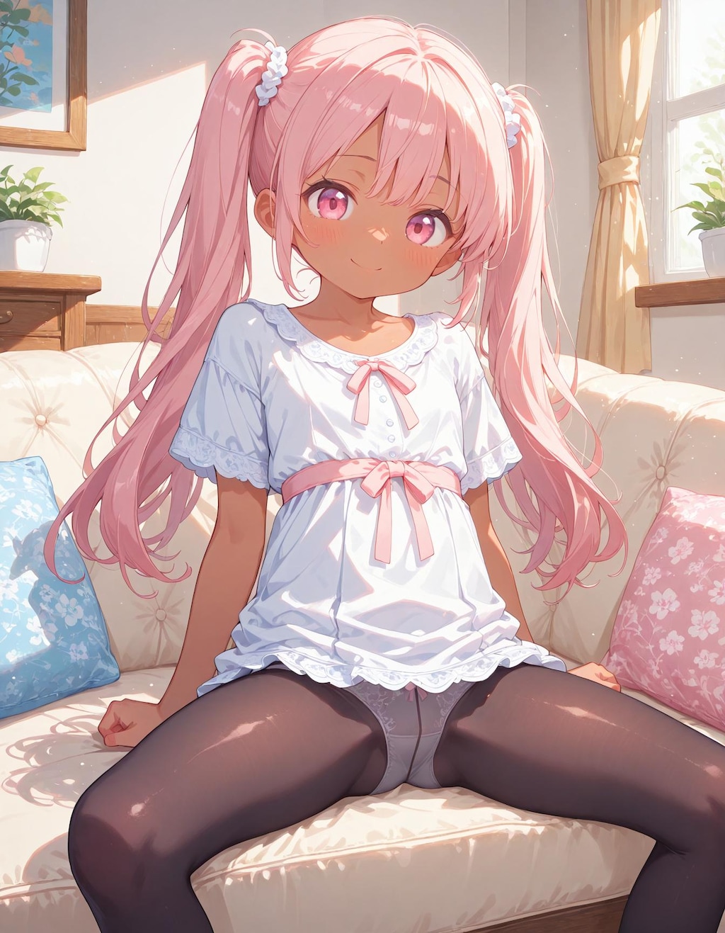 ピンクツインテちゃん