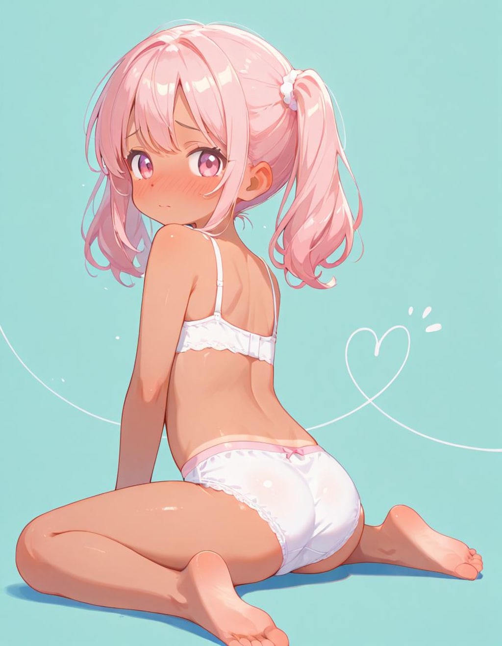 ピンクツインテちゃん