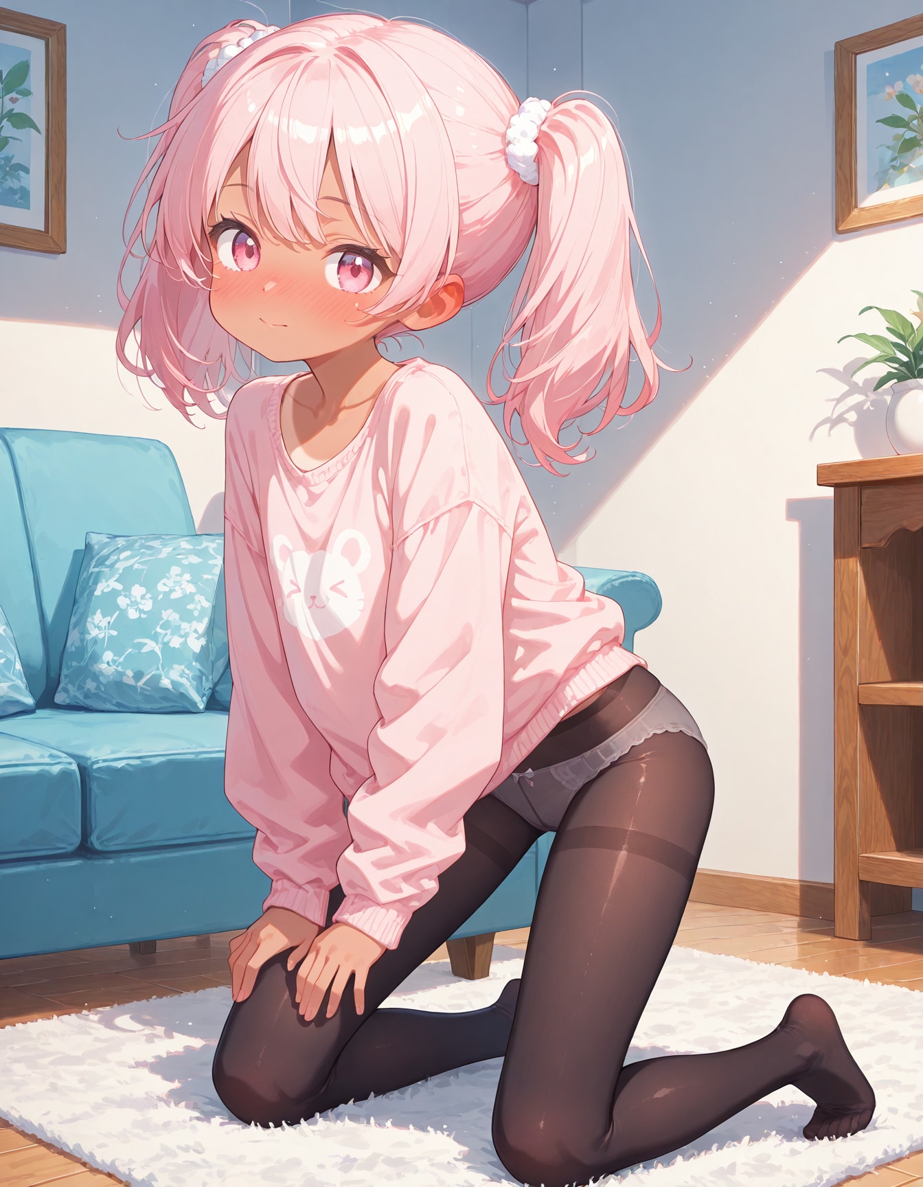 ピンクツインテちゃん