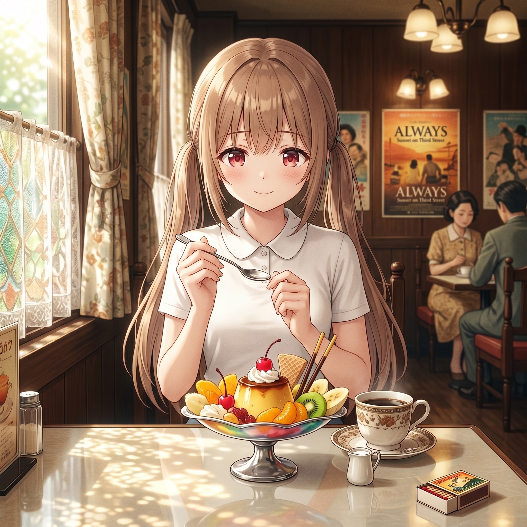梢とランチ（１４）プリンア・ラ・モード