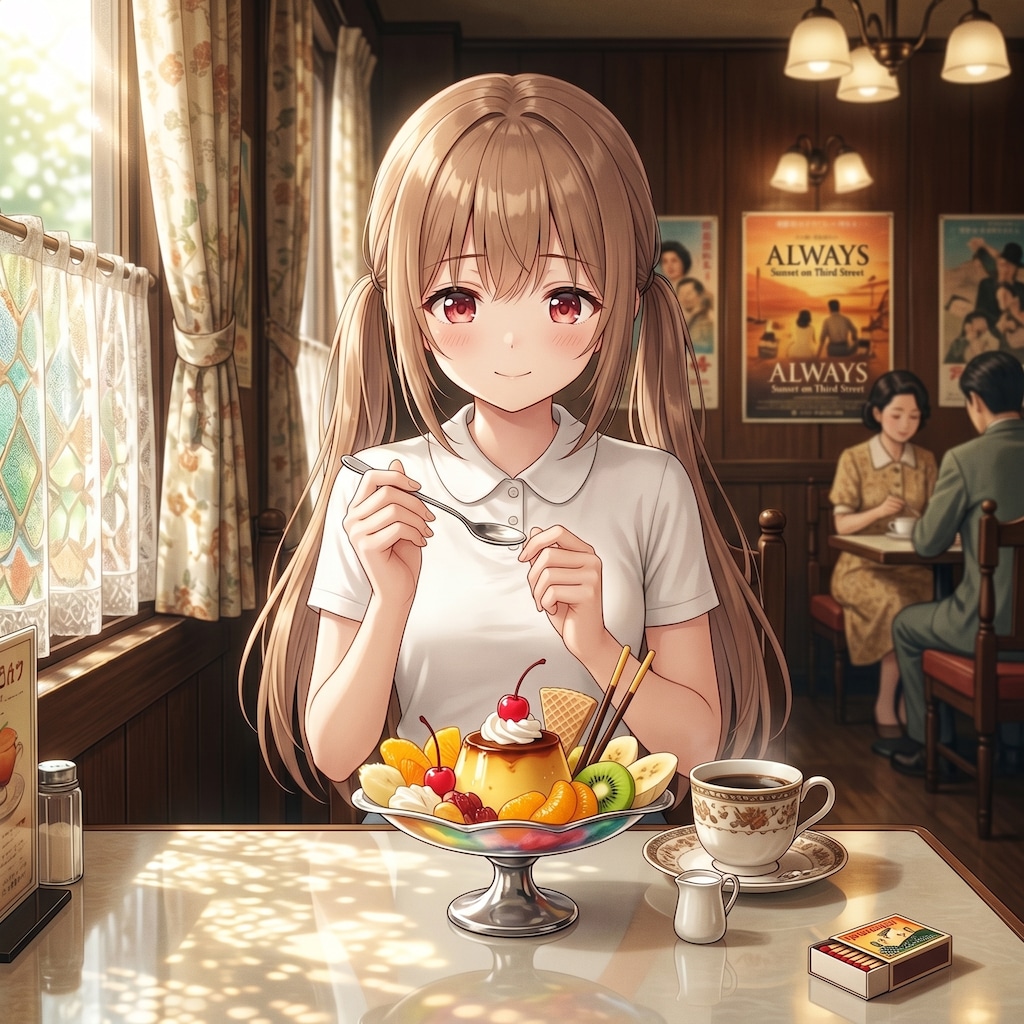 梢とランチ（１４）プリンア・ラ・モード