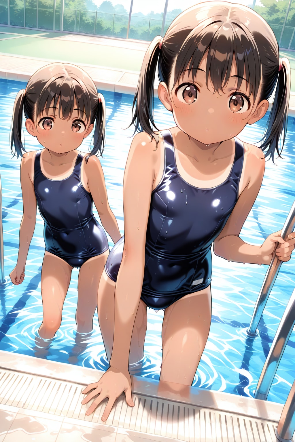 スク水美少女たち