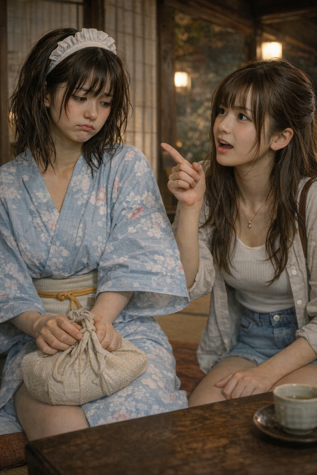 ねえ、ちゃんとお風呂入ったら？
