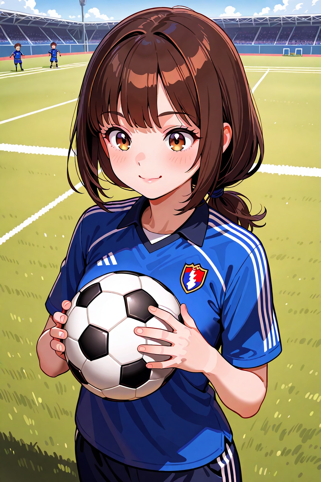 サッカー少女
