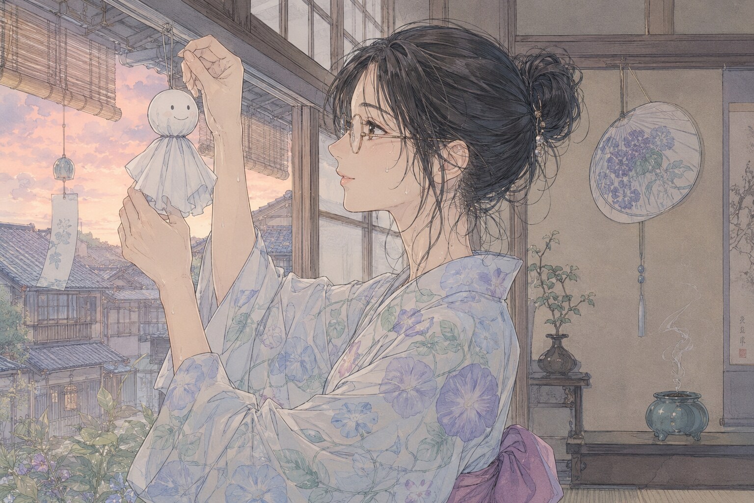 京町家、てりてり法師 | の人気AIイラスト・グラビア