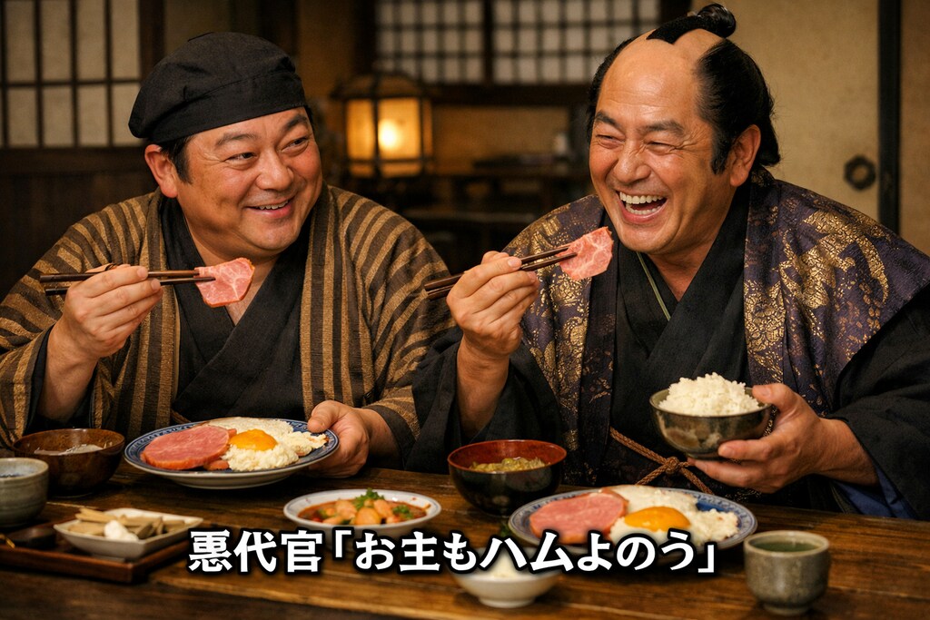 悪代官と越後屋