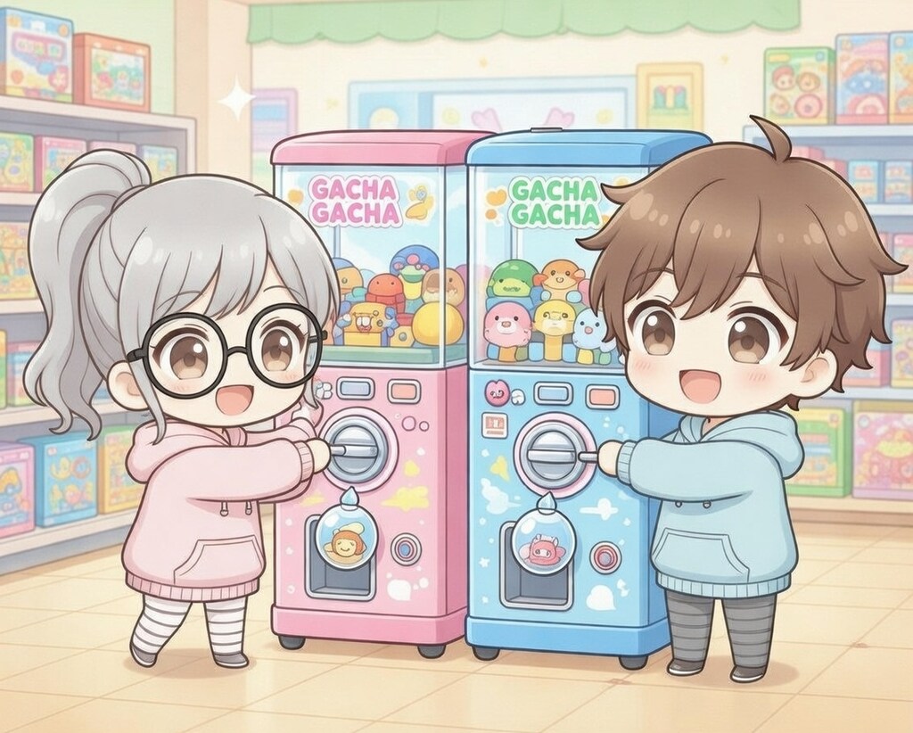 今日は「ガチャの日」