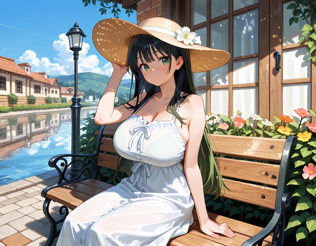 小樽運河っぽいプロンプト