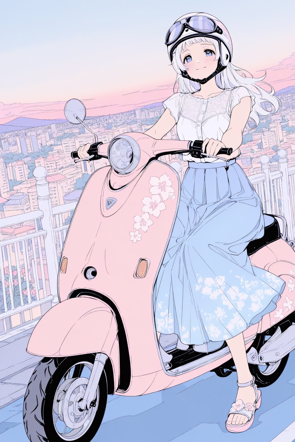 白ちゃんとスクーター3