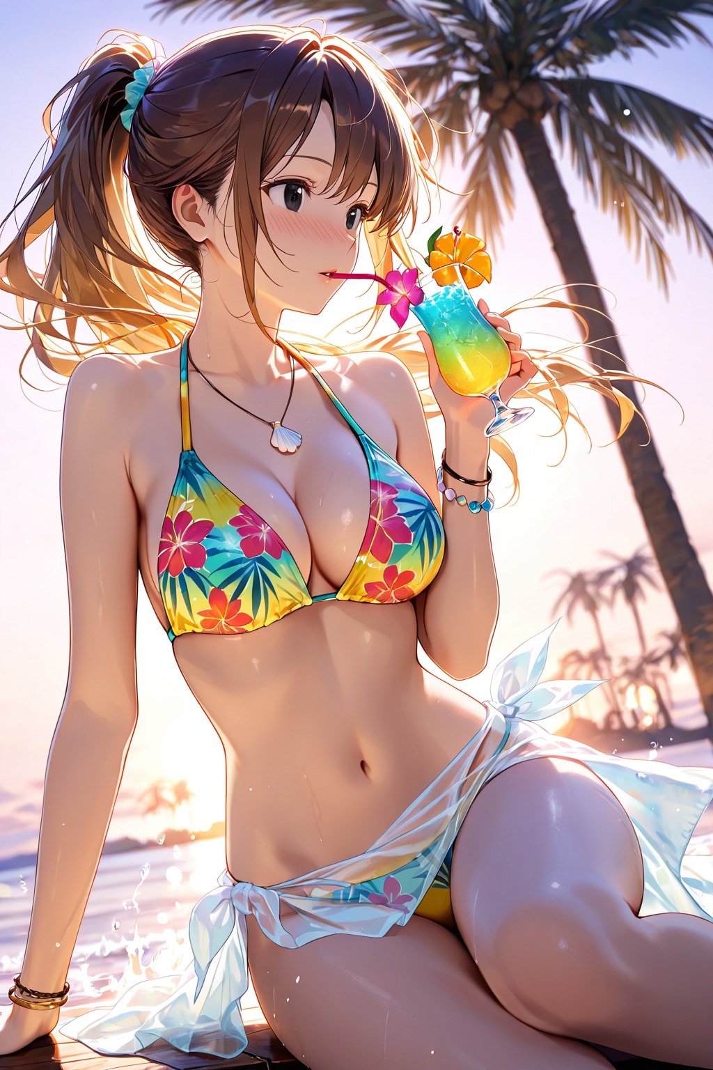 トロピカル気分なお姉さん♡