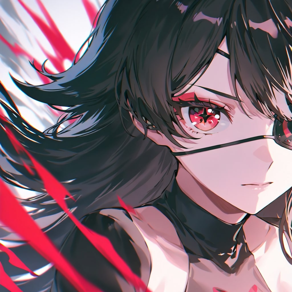 眼帯女子