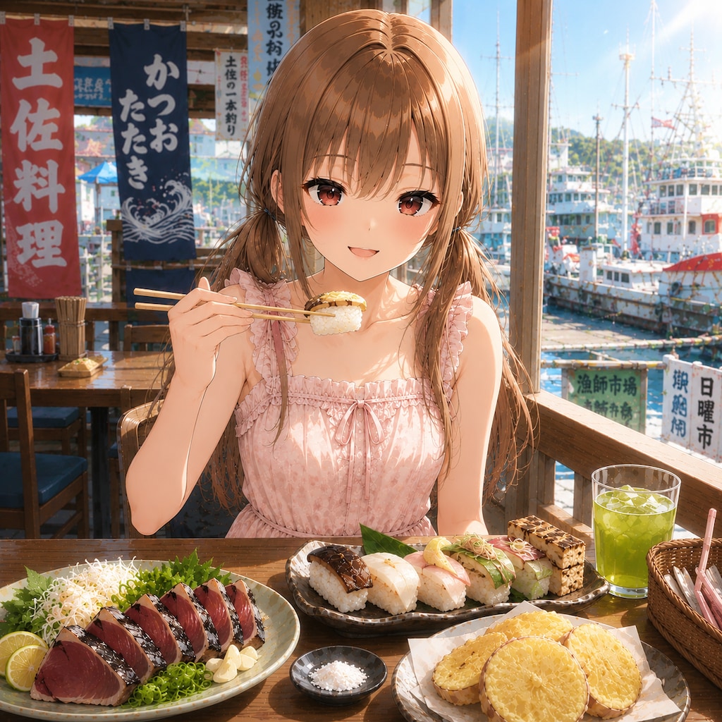 梢とランチ（６７）よく来たねや、土佐！
