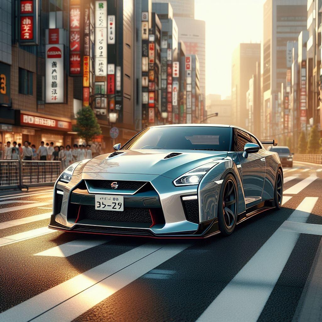 東京を駆け抜けるGT-R