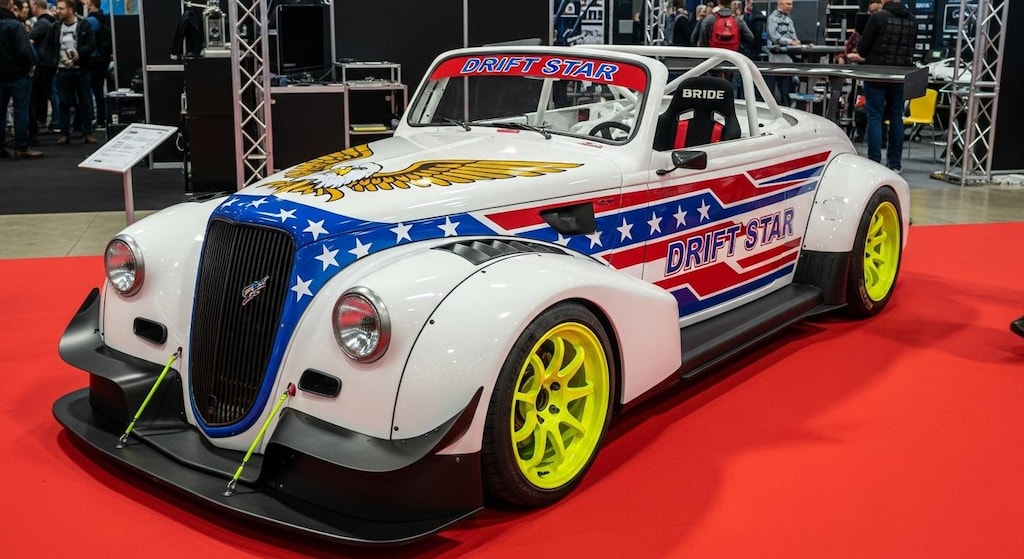 クラシックカーのドリ車