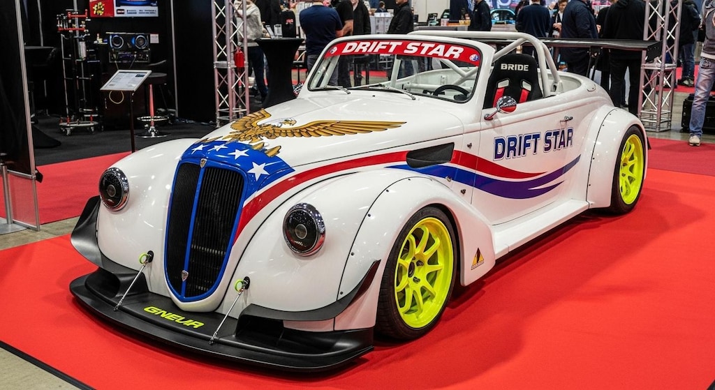 クラシックカーのドリ車