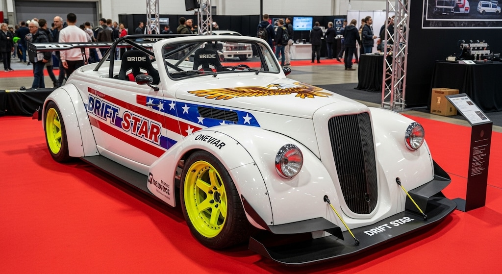 クラシックカーのドリ車