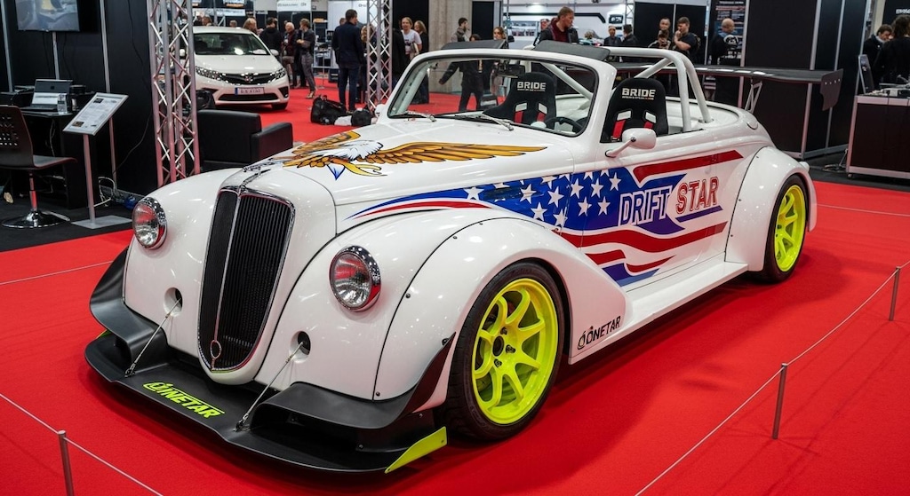 クラシックカーのドリ車