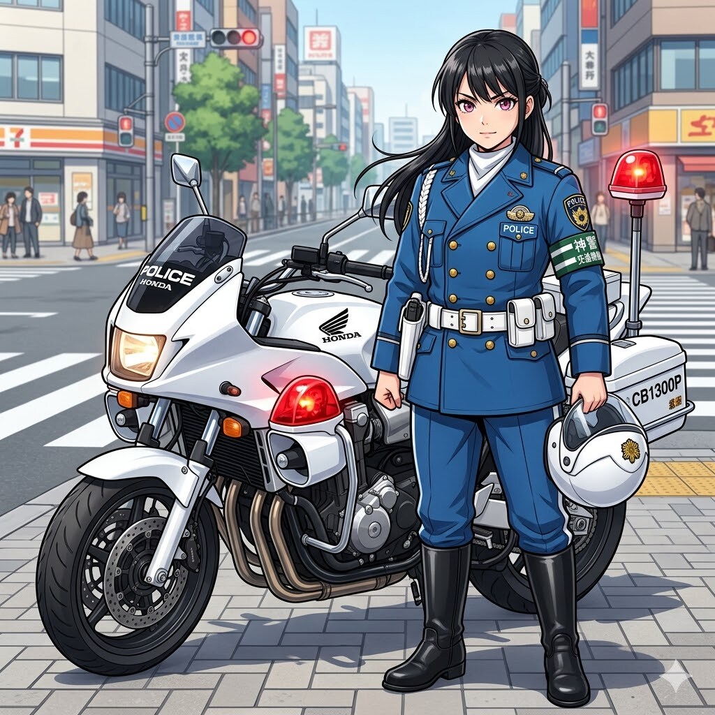 ししょちゃん白バイ隊員
