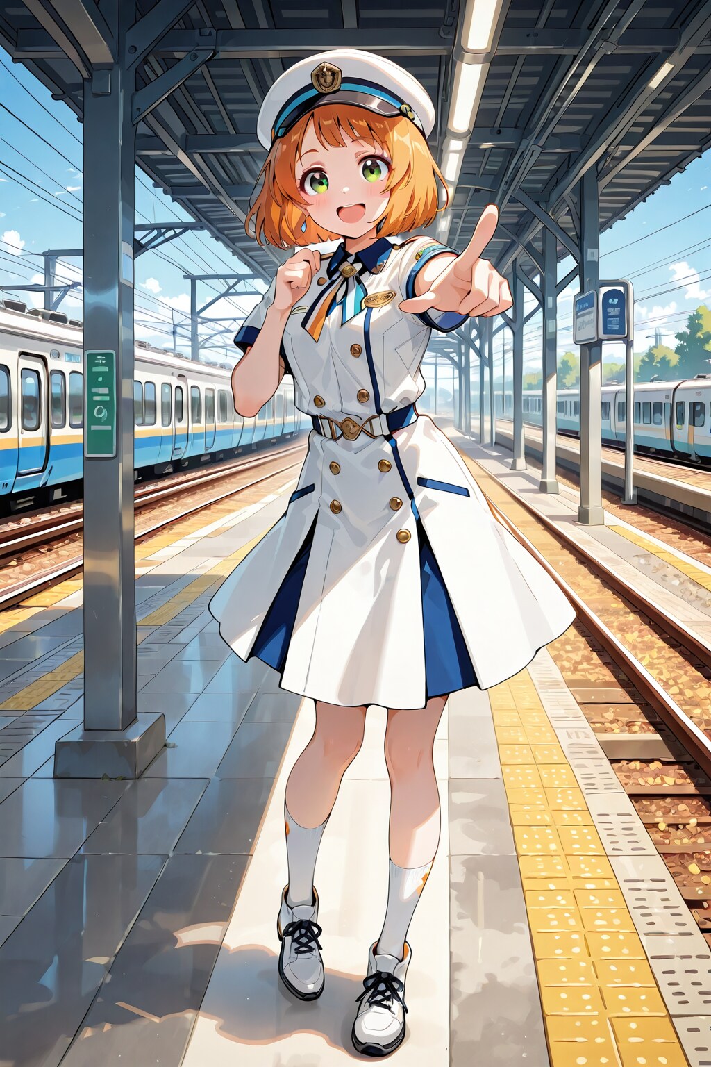 安全確認、出発進行！ | の人気AIイラスト・グラビア