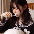 歯を磨くJK 2枚目