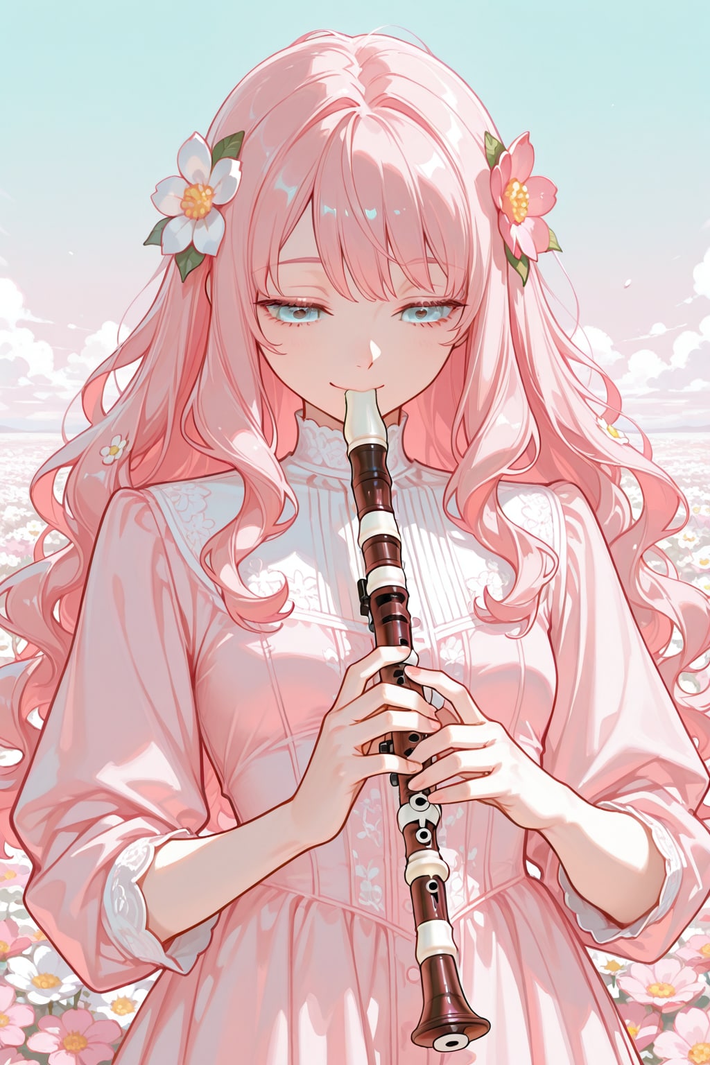 ECHIDNAちゃんにリコーダーを与える | の人気AIイラスト・グラビア