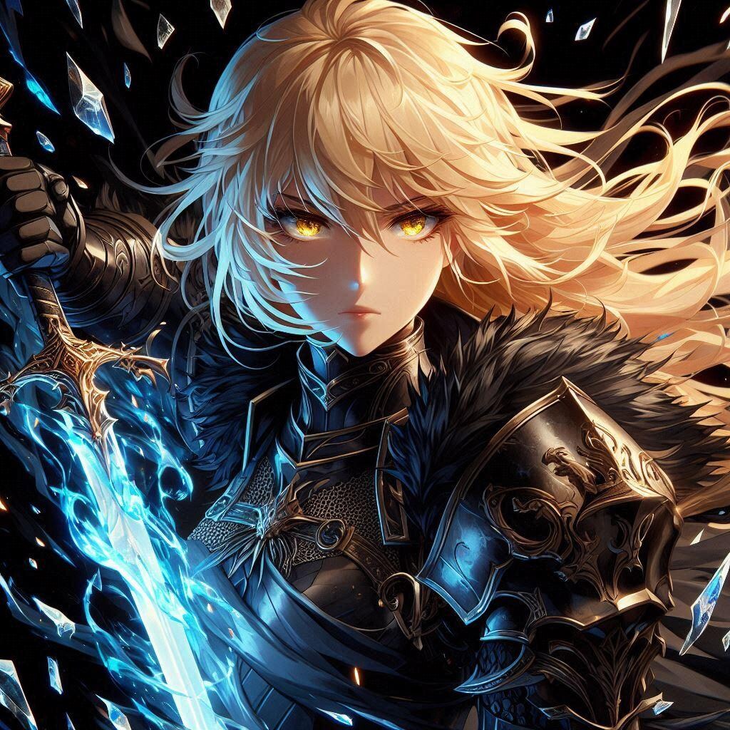 ブロンドの女騎士さん717